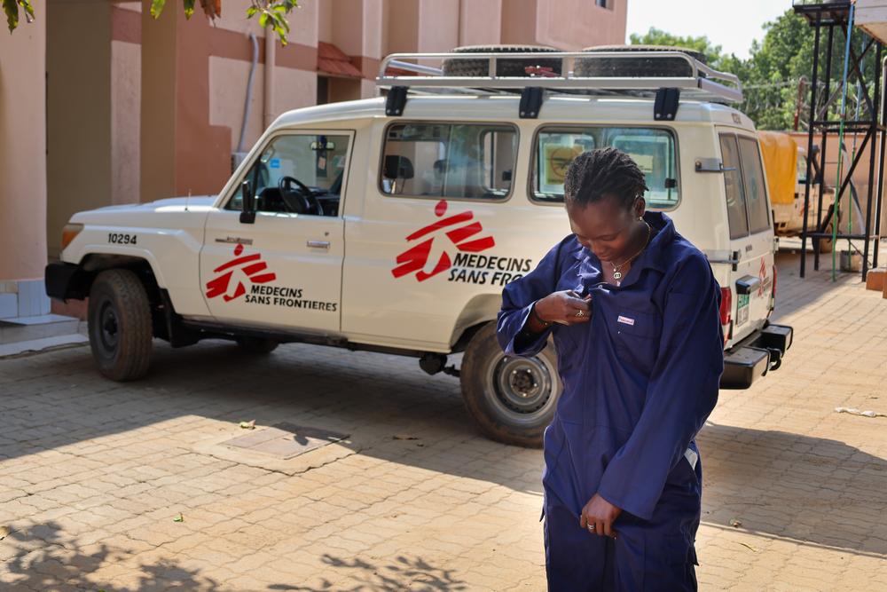 Image showing  Mary James, MSF Driver in South Sudan