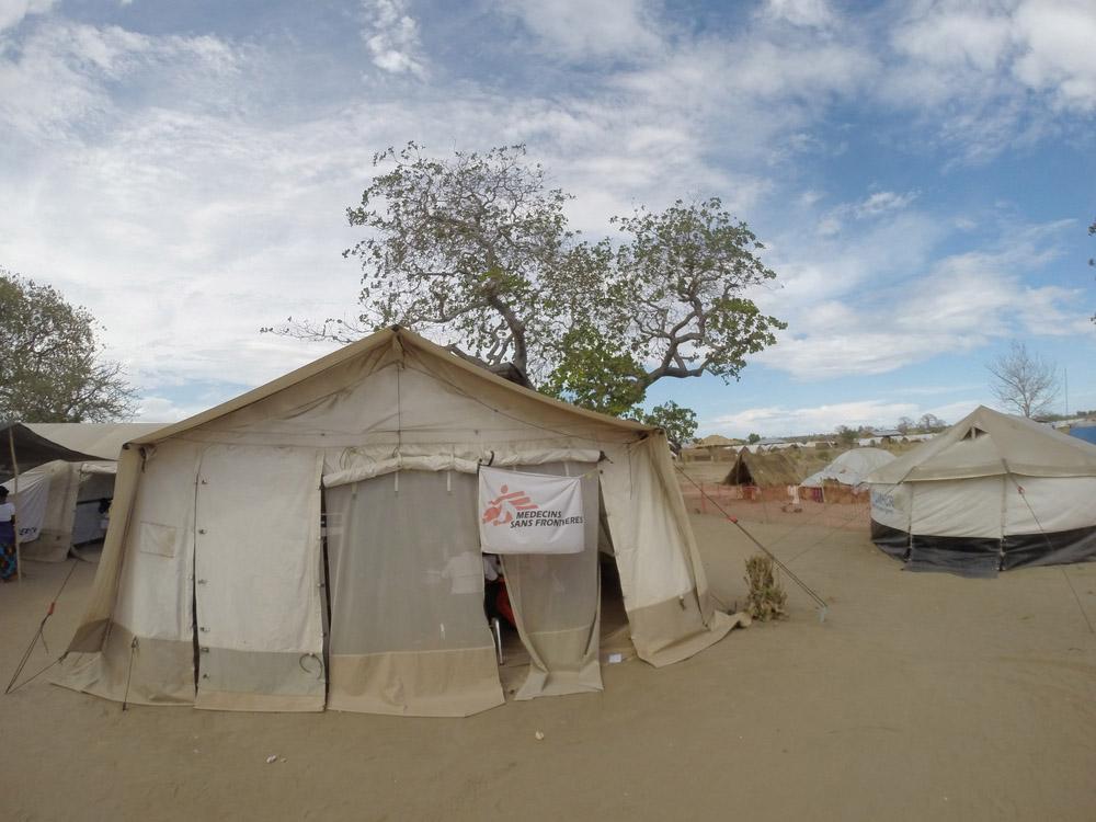 A picture of the 25 de Junho Camp in Cabo Delgado, Mozambique