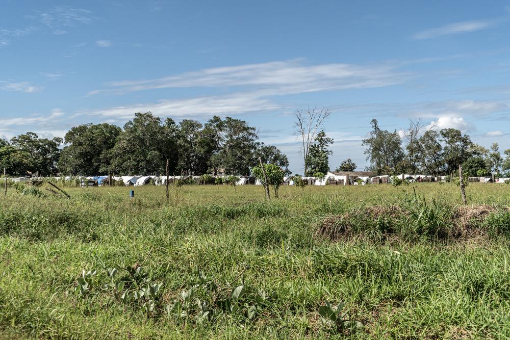 Part of the 25 de Junho camp for internally displaced people who have fled armed conflict in Mozambique’s Cabo Delgado province. 