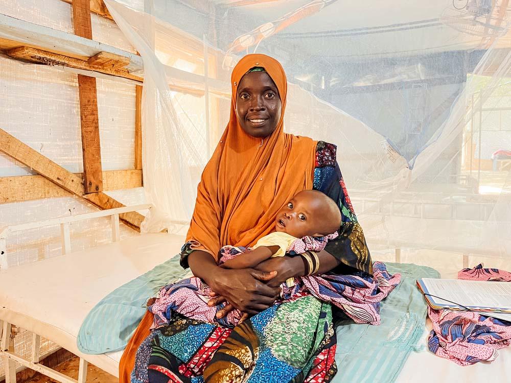 Nafisa Mutari (36) and Amir Osuman (13 months) was suffering from acute Diarrhea and malnutrition