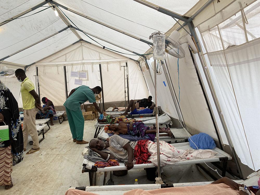 Cholera treatment center set up by MSF in the district of Konni, located in Tahoua region.