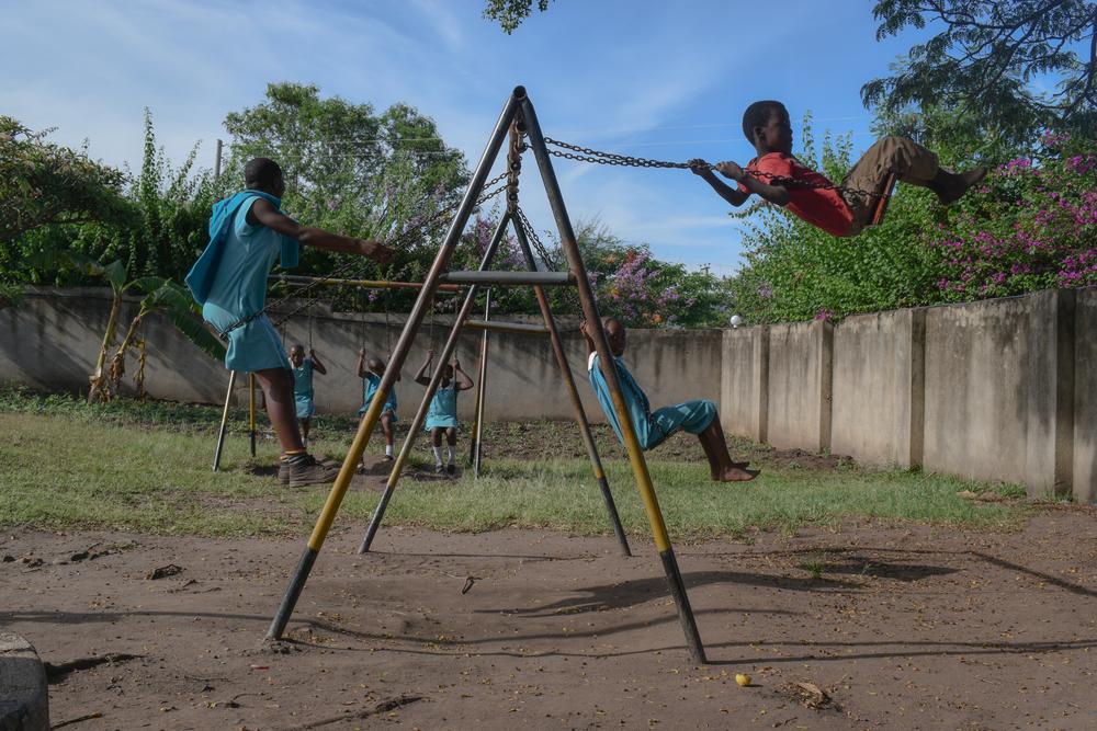 Recreational area of the MSF KAC (Kasese Adolescence Centre)