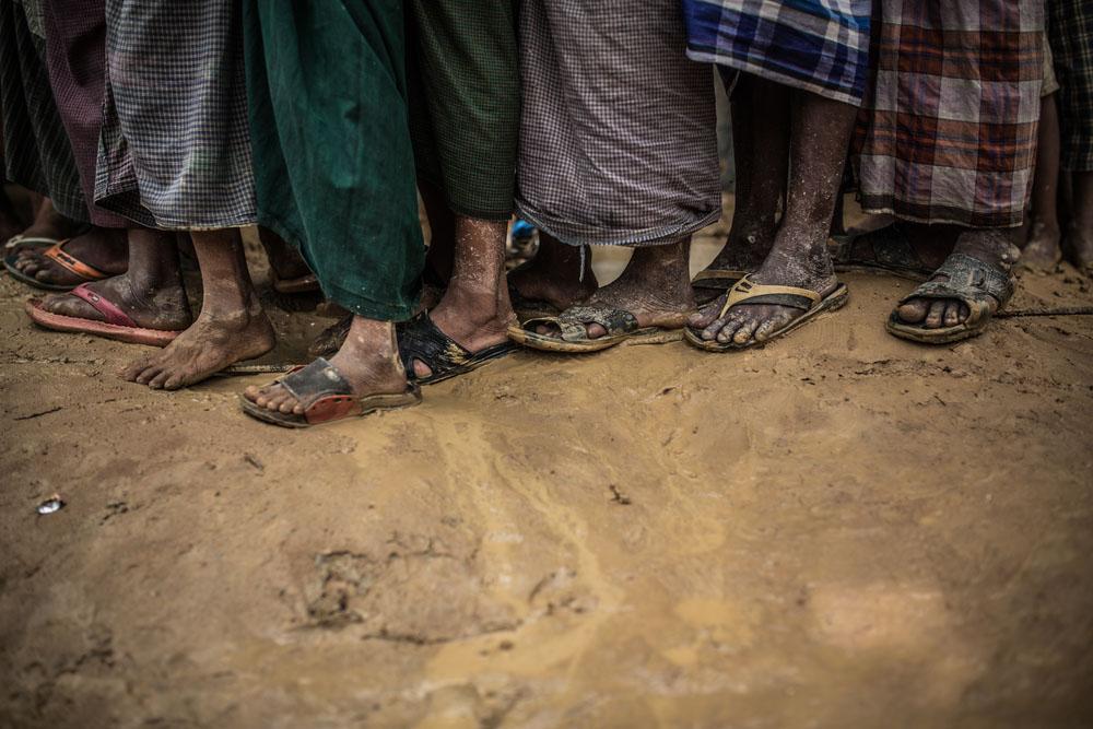 MSF, Doctors Without Borders, Rohingya refugee fleeing into Bangladesh