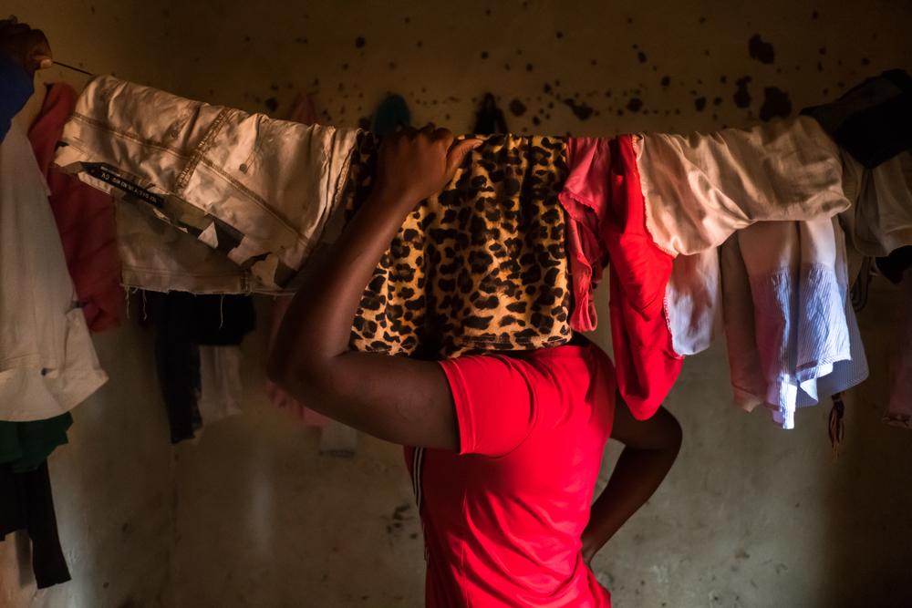 A picture of a sex worker in her home in Dedza