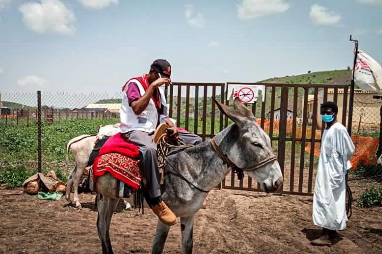 Healthcare on Donkeys in Sudna 