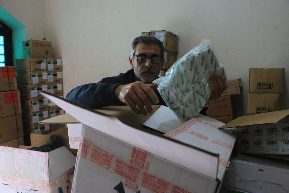 Dr. Samih Kaddour, in Aqrabat hospital