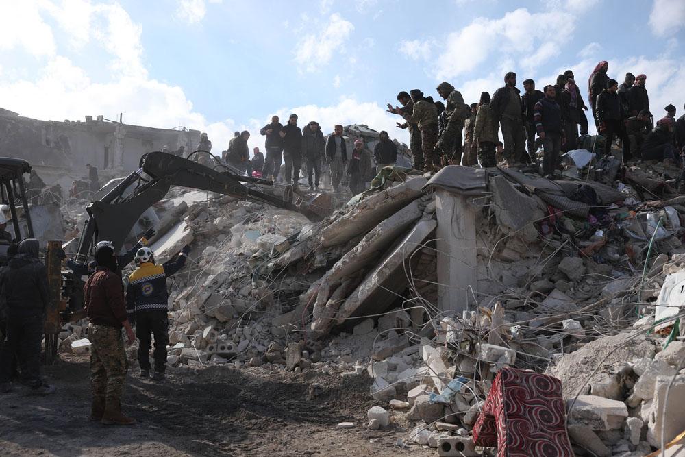 Earthquake Northwestern Syria Aftermath