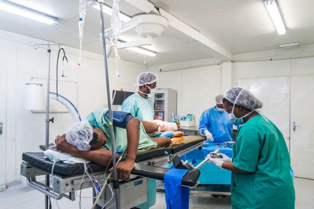Treating victims of violence in Port-au-Prince, Haiti