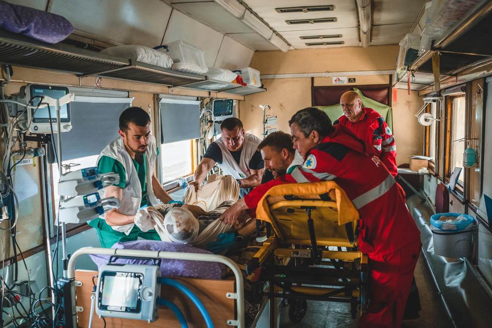 MSF, Doctors Without Borders, War in Ukraine, Medical Trains 