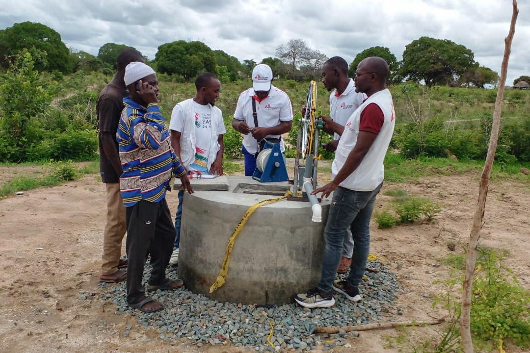 Water pump wells in Mozambique for access to clean and safe water