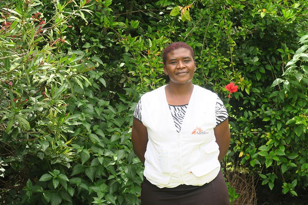 A picture of MSF Nursing Activity Manager, Shingairayi Mawarire .