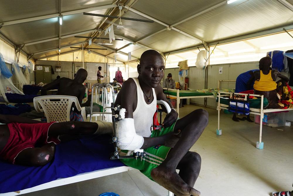 surgical ward in Bentiu Hospital in the Protection of Civilians site, South Sudan