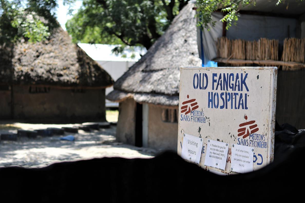 MSF's hospital in Old Fangak town 