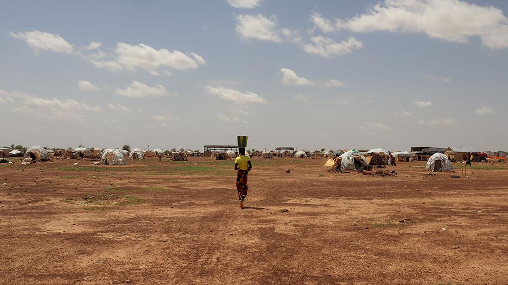 Salamata, has been living for more than two years with her husband, children and nearly 2,000 other people in the camp at the edge of the town of Barsalogho, north central region, Burkina Faso.