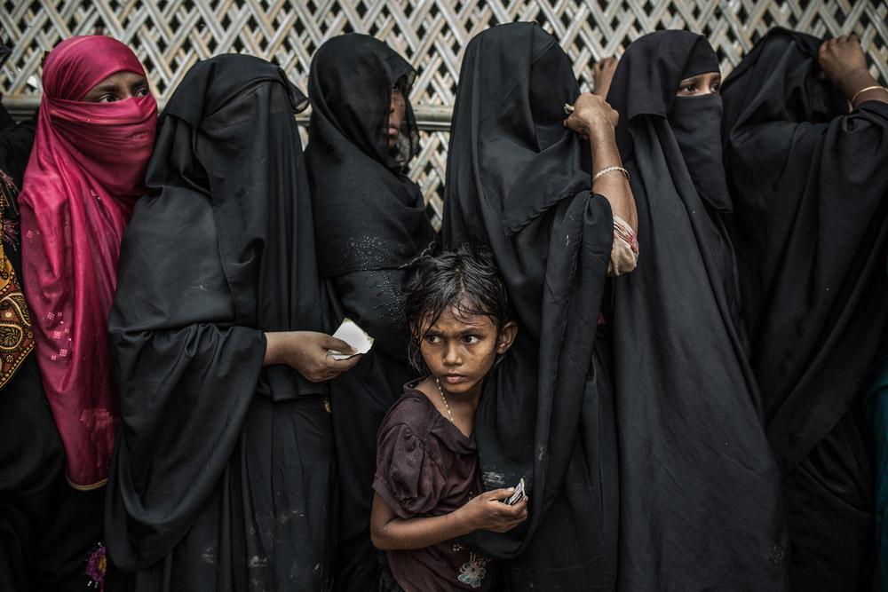 MSF, Doctors Without Borders, Rohingya refugee fleeing into Bangladesh