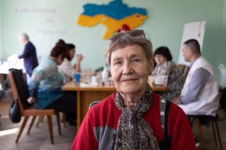 Psychological Support in Ukraine: Lidia Bazualyeva, 74, MSF discharged patient from Kherson