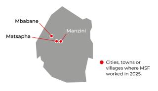 MSF Activities in Eswatini in 2025
