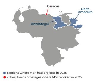 MSF activities in Venezuela