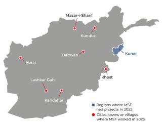MSF activities in Afghanistan