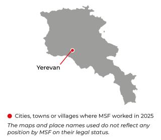 MSF activities in Armania
