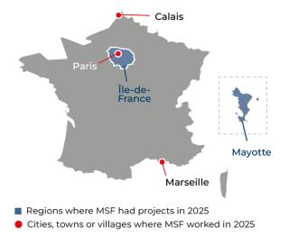 MSF activities in France