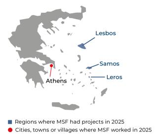 MSF activities in Greece