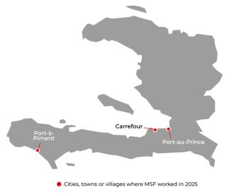 MSF activities in Haiti
