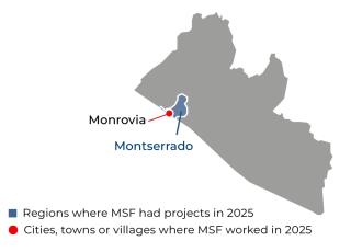 MSF activities in Liberia