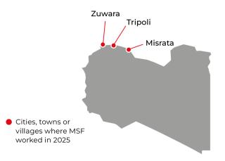 MSF activities in Libiya