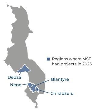MSF activities in Malawi