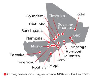 MSF activities in Mali