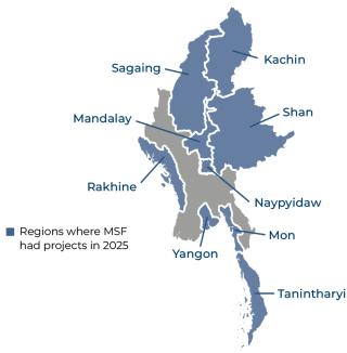 MSF activities in Myanmar