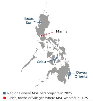 MSF activities in Philippines