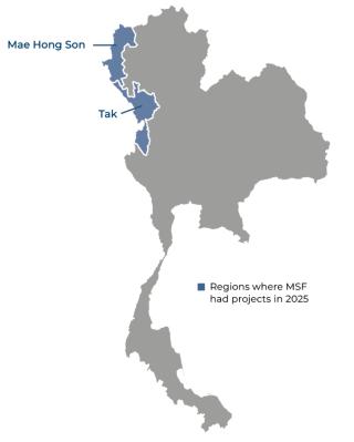 MSF activities in Thailand