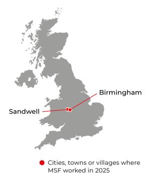 MSF activities in UK