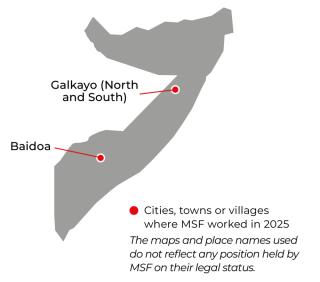 MSF, Doctors Without Borders, MSF activities in Somalia