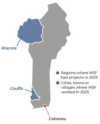 MSF, Doctors Without Borders, MSF activities in Benin in 2025
