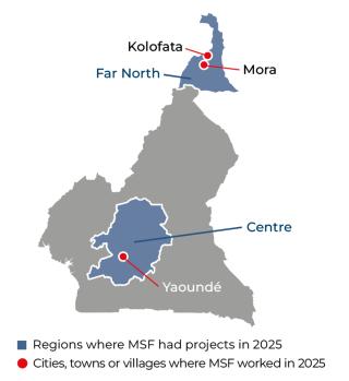 Doctors Without Borders, Maps of MSF activities in Cameroon