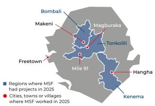 MSF, Doctors Without Borders, MSF activities in Sierra Leone