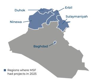 MSF, Doctors Without Borders, MSF activities in Iraq