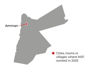MSF, Doctors Without Borders, MSF activities in Jordan in 2025