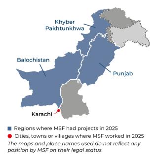 MSF activities in Pakistan