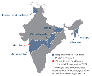 MSF, Doctors Without Borders, MSF activities in India
