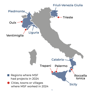 MSF, Doctors Without Borders, MSF activities in Italy