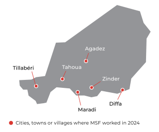 MSF, Doctors Without Borders, MSF activities in Ni
