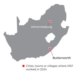 MSF, Doctors Without Borders, MSF activities in South Africa