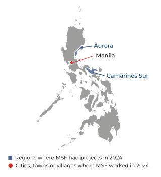 MSF, Doctors Without Borders, MSF activities in the Philippines