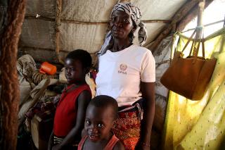 Atija Bacar, 65, is from Mocímboa da Praia. She was displaced due to conflict in the northern Mozambican province of Cabo Delgado and now works as a midwife for MSF in the resettlement site of Eduardo Mondale, in Mueda.
