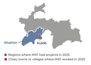MSF activities in Tajikistan