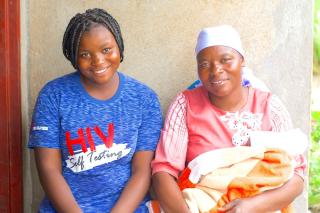 Marvellous Nzenza and her mother Jacqueline Nzenza